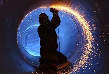 welder at work